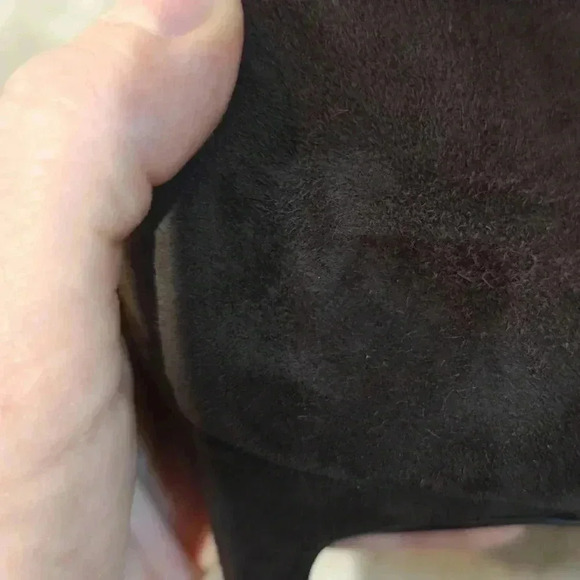 Calvin Klein Suede Booties 7.5 NWOT Brown Pointed Toe - Picture 4 of 5